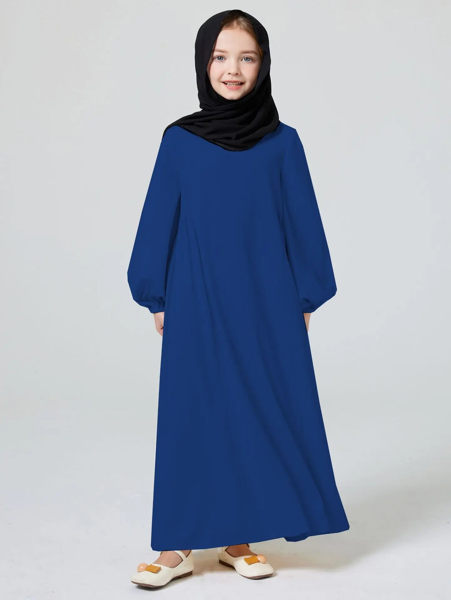 Islamic Clothing Girls Abaya for Children Child Hijab Muslim