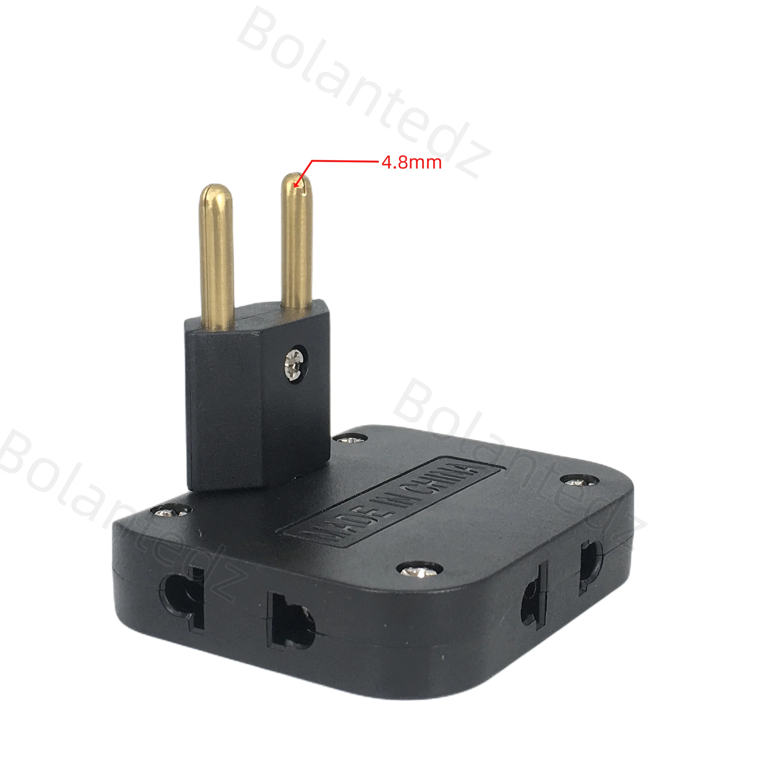 EU Plug 3 AC Outlet Power Strip Multiprise 1 Convert 3 Extension Electrical Socket 180Rotating Fulfillment Socket AC Adapter