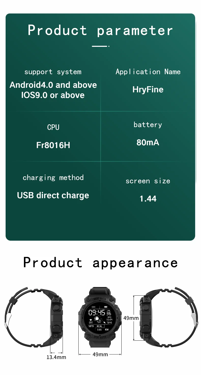 Montre connectée sportive FD68 OEM 1,44 pouce, fréquence cardiaque, montre pas chère, étanche, bracelet en silicone, série 6 7 2022, montre connectée