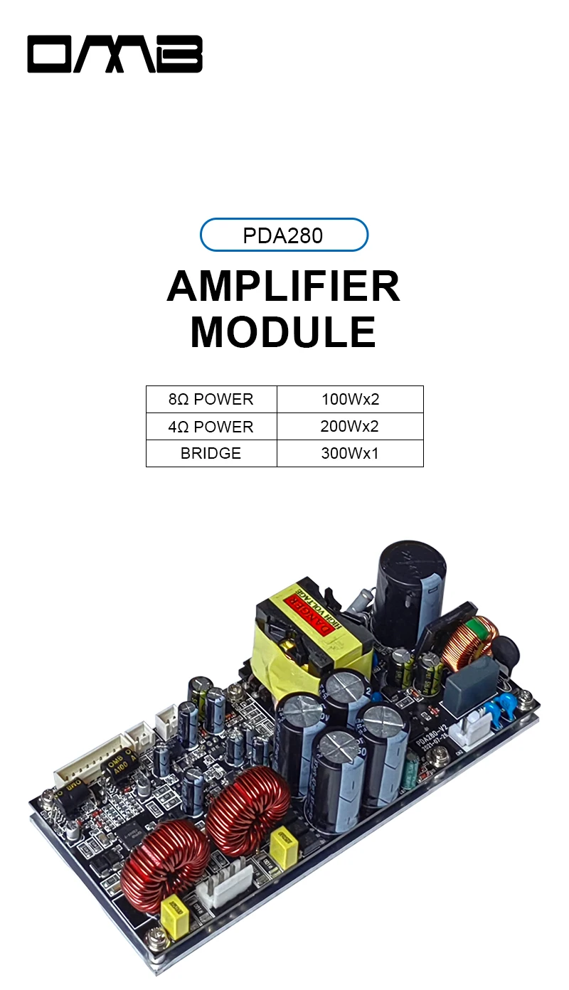 Pda280 400w Dual Channel Class D Amp Customized Professional Audio
