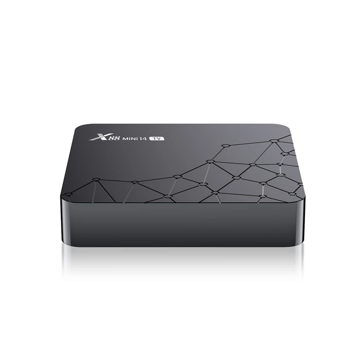 Boîtier Android TV X88 Mini 14 - RK3518 Quad-Core, 2GB RAM, 16GB, Android 14 - 4K HDR, WiFi Double Bande, IPTV
