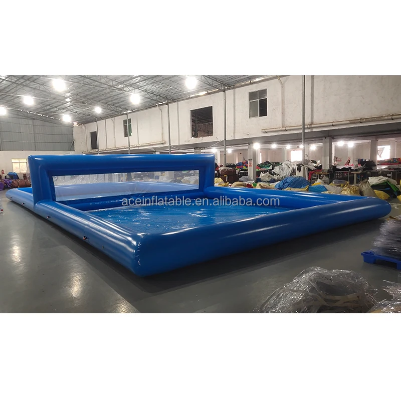 Customized Water Inflatable Beach Game Floating Inflatable Volleyball Field Inflatable Volleyball Court