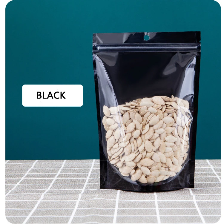 China Suppliers Custom Design Stand up Pickle Packing Plastic Bag Pouches with Zipper for Food Sauce Packaging