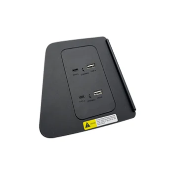 Highlander 2015-2020: 90W Multiport Car Docking Station Splitter, Wireless Charger, Type-C USB Hub