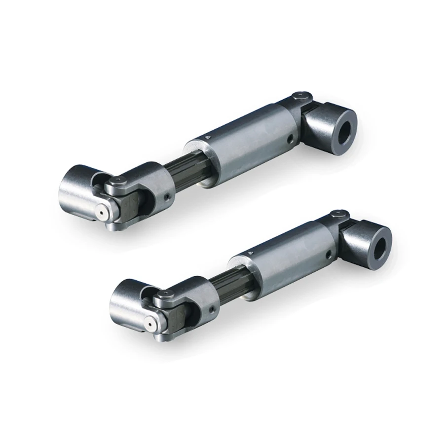 Custom CNC Carbon Steel Cross Gimbal Shaft Coupler Double Cardan Joint  Coupling Steering Shaft U Joint