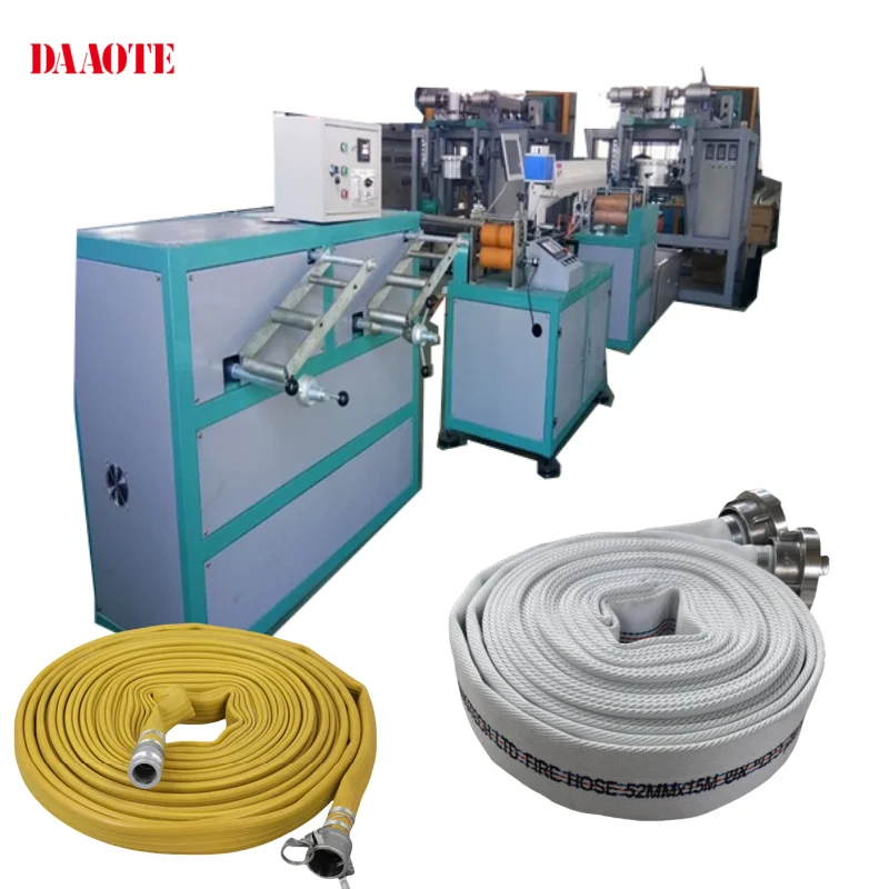 High Tenacity Polyester Circular Weave Jacket Fire Lay Flat Hose Produce Machine