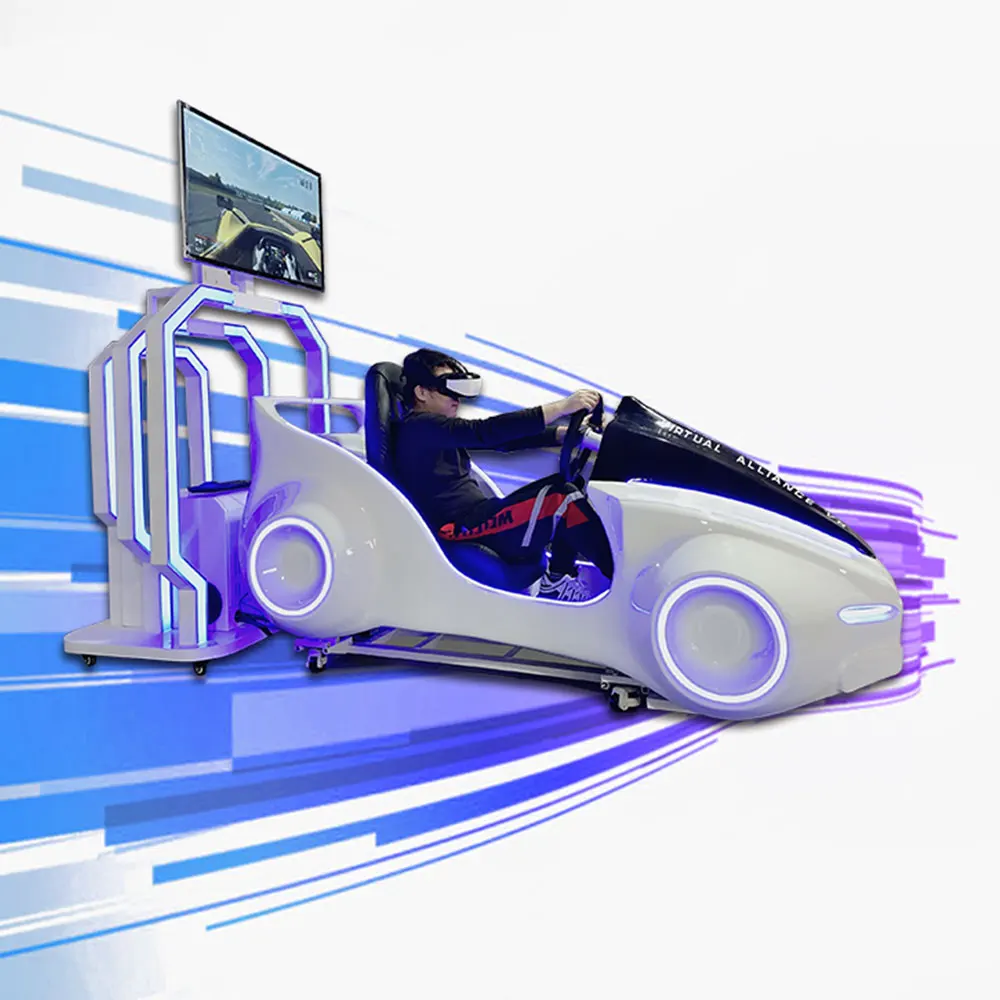 VR кинотеатр автомобильный игровой автомат симулятор вождения виртуальной реальности 9D