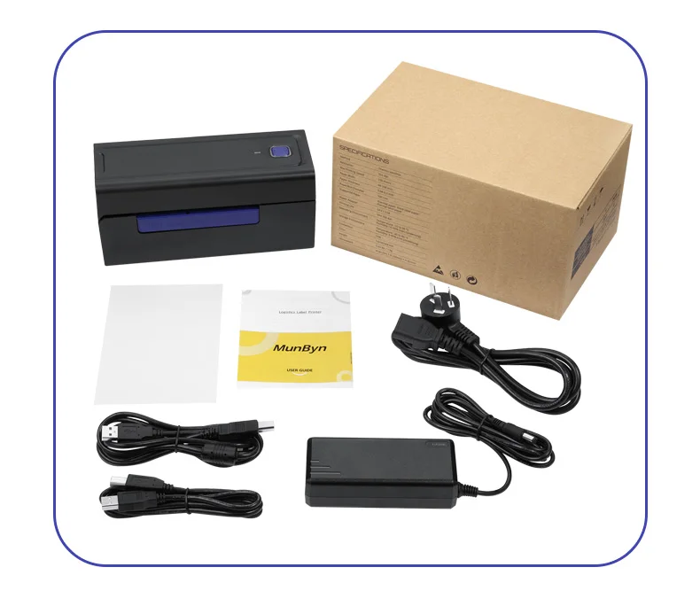 2021 New BT Thermal Waybill Printer 4x6 Barcode Labels Printer for Shipping and Express