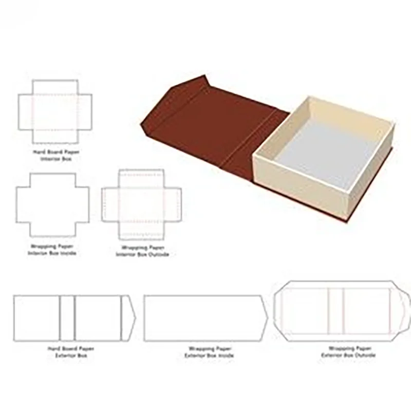 กล่องบรรจุภัณฑ์กระดาษพิมพ์ลายเฉพาะสำหรับน้ำมันหอมระเหย รองรับขวดขนาด 10 มล. และ 30 มล. กล่องแข็งสีดำแบบฝาพับพร้อมบุโฟมด้านใน
