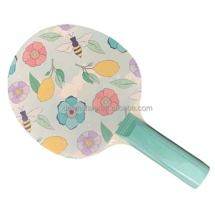 Table Tennis Custom Racket Dawn Star Custom Printing Table Tennis Rubber Racket With High Quality ...