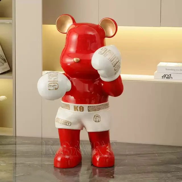 Boxing Gym, Violent Bear, Money Jar, Gym, Martial Arts Hall, Large Installation, Opening Gift, Home Decoration Gift