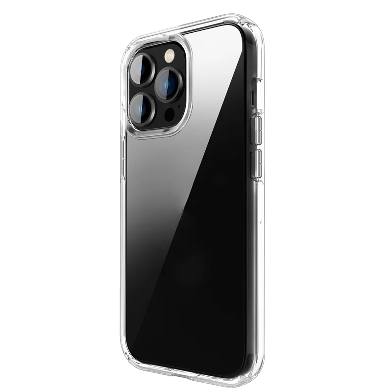 Laudtec Soft TPU Smart Phone Cover Clear Back Cover Transparent Cellphone Case for Iphone 13 Pro Max 14 15 Pro Max PC TPU Case