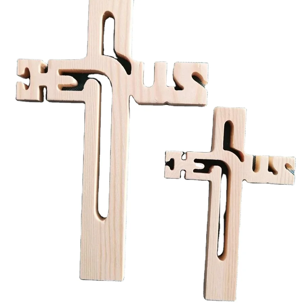 Portachiave 'Croce dell'amicizia' in legno e corda colorata, in corda, legno d'ulivo, Italia, Croci e crocifissi in legno, Articoli Religiosi