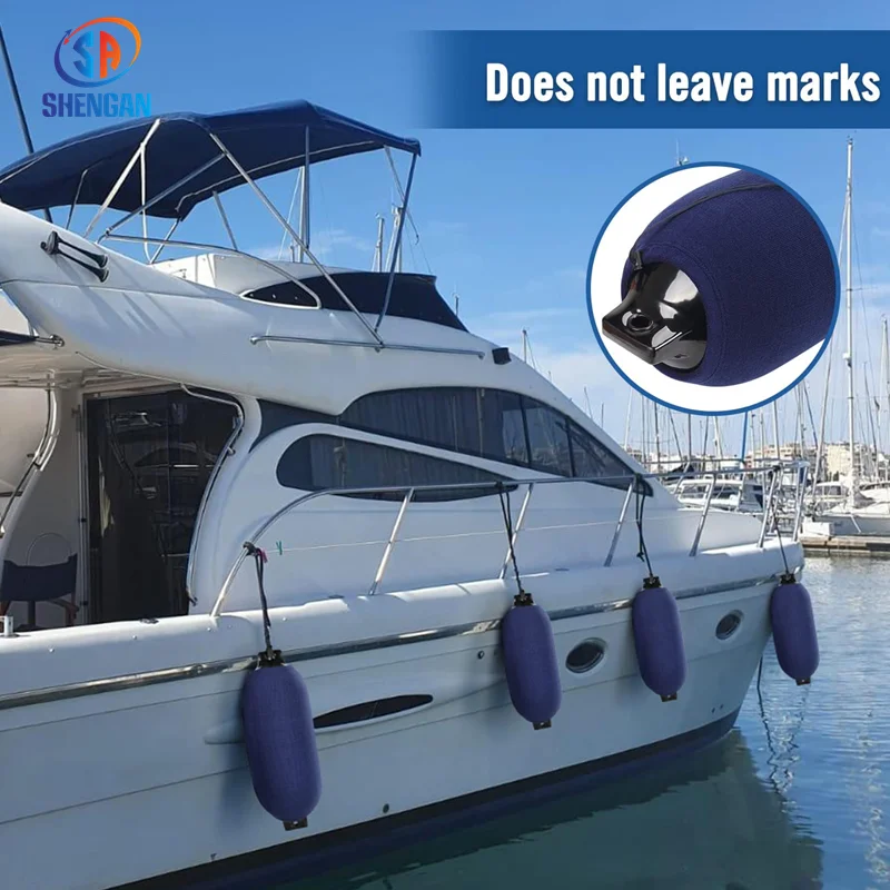Boat Fender Covers For Boats 2 And 4 Packs (8.5'' X 16'',10'' X 22