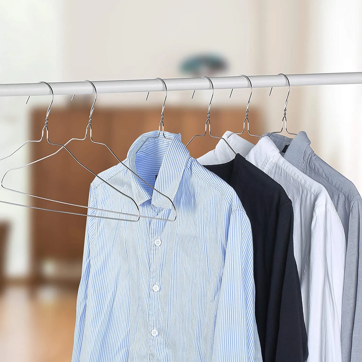 Case of Shirt Wire Hangers (500 Qty) - 18 14.5 Gauge