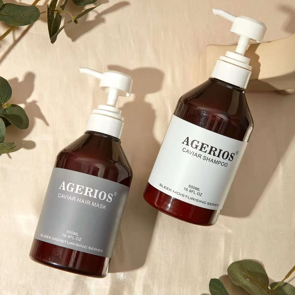 AGERIOS Luxury Intense Hydration Dryness and Locks in Moisture Caviar Shampoo Hair Mask for Dry Hair