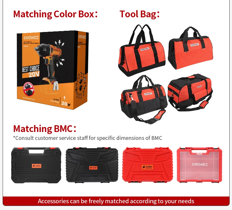 KAFUWELL PA5216H Hot Selling Rechargeable Power Tools 15mm Li-ion Battery  Cordless Screwdriver Lithium Electric Impact Drill