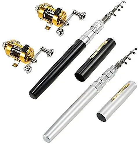 Pocket Fishing Rod With Reel Mini Pen Fishing Pole And Reel Combos