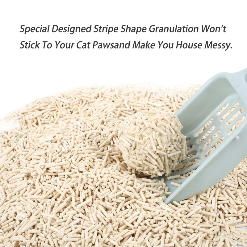 Factory Price Natural Ecofriendly Tofu Cat Litter Odor Control Plant