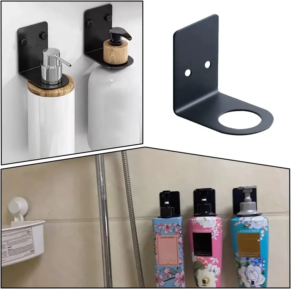 Wall Mounted Stainless Design Soap Dispenser Bracket 300ml Shampoo
