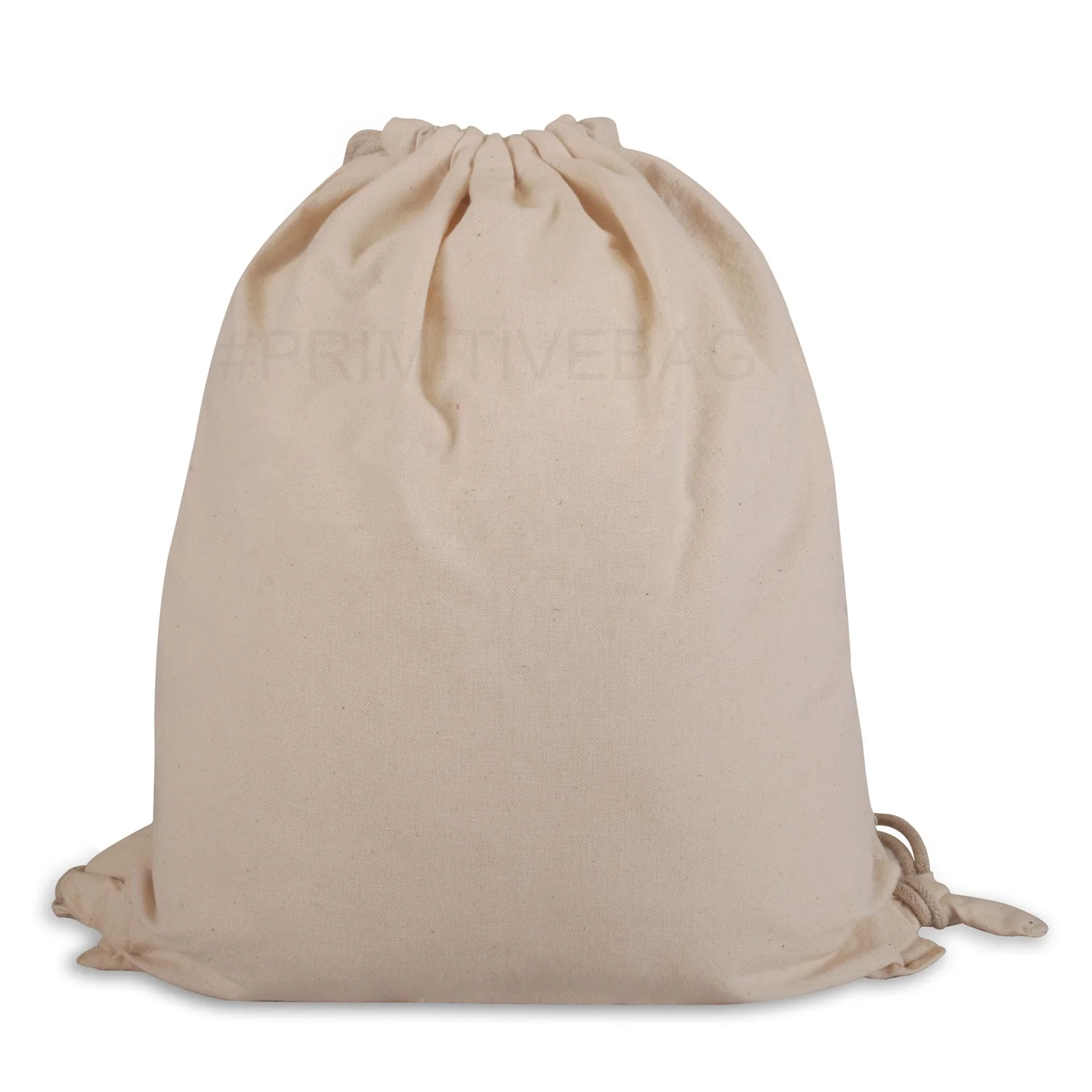 drawstring cotton backpack
