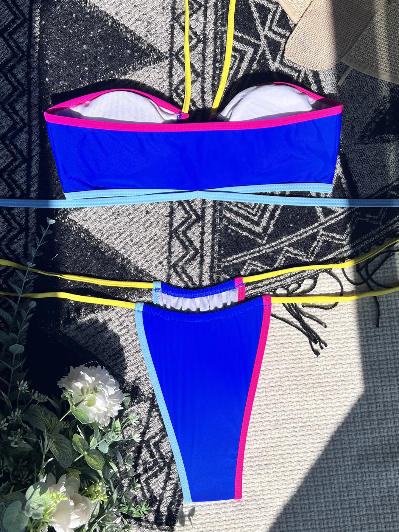2024new Custom Nude Girl Swimwear Thong Two Pieces Swimsuit Sexy Bikini For Women Swimsuit