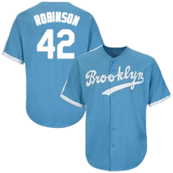 Wholesale White Throwback Jackie Robinson Jersey Men's #42 Los