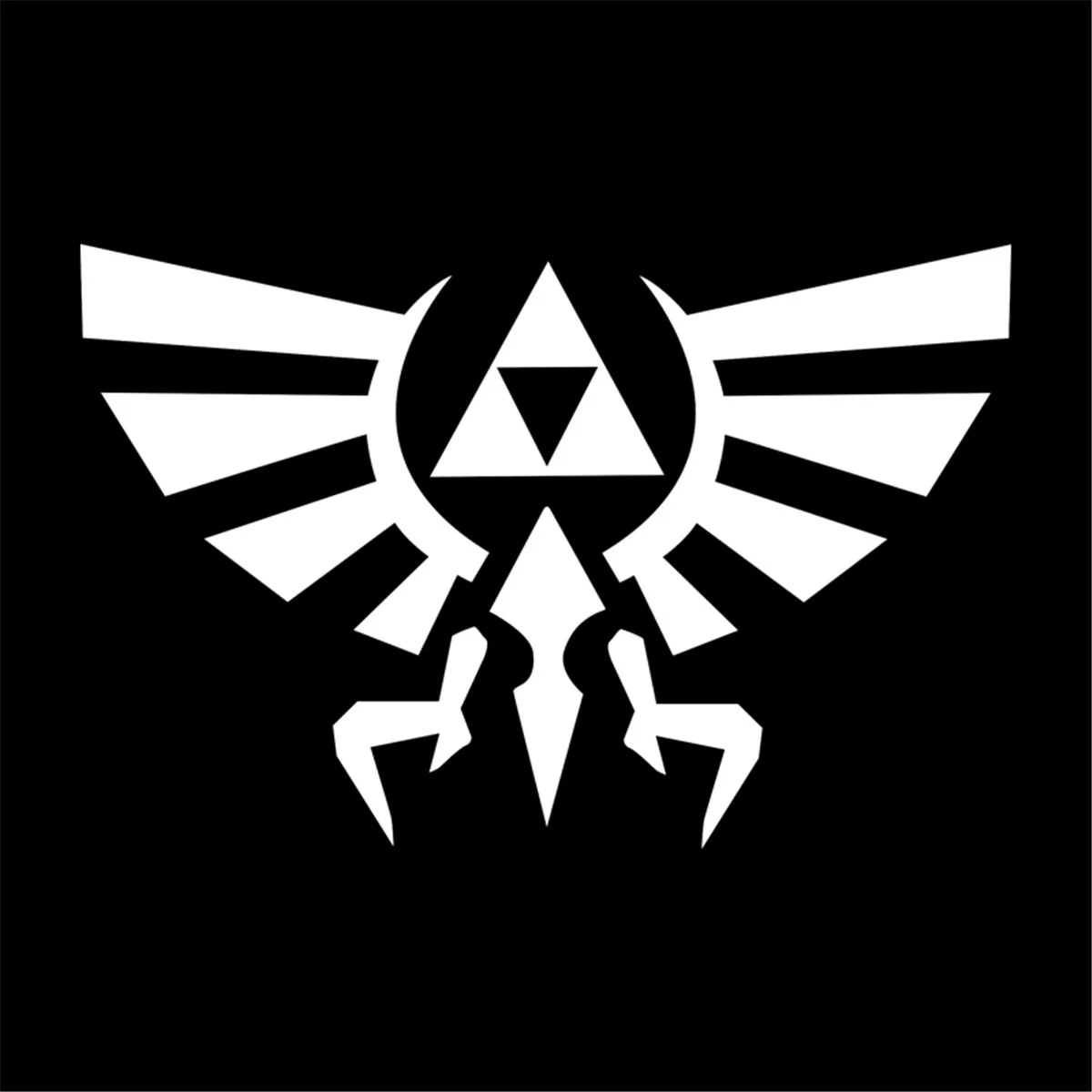 Zelda Triforce of Hyrule Decal Car