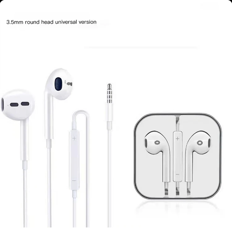 Best Selling 7th Generation For Iphone Original Chip Oem Packaging Earphones Type C 3.5mm With Microphone Wire - Buy Headphone,Type C 3.5mm Gaming Earphones,Wired Earbuds For Iphone 7 8 X