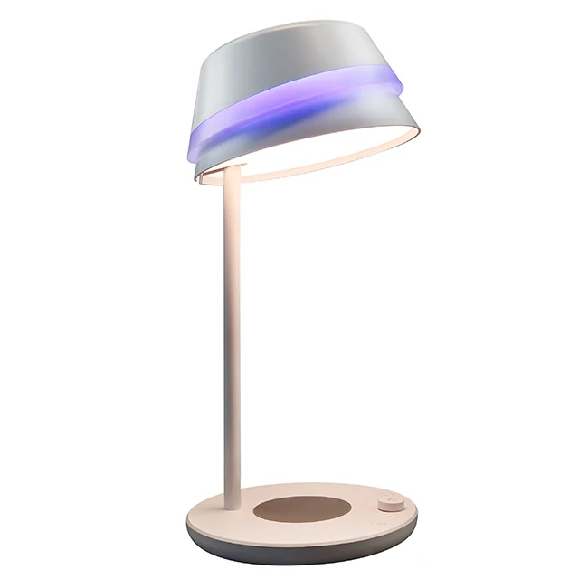 Hot Sales smart table lamp with wireless charger and USB port,  for hotel, Home