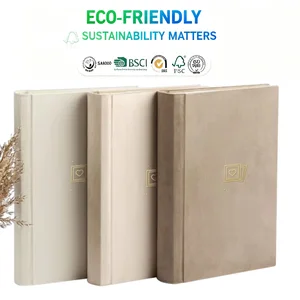 Premium Customized Logo Elegant Fabric Cover Photo Album 200 Pockets Holds 4x6 Pictures for Wedding Family Memories Gift