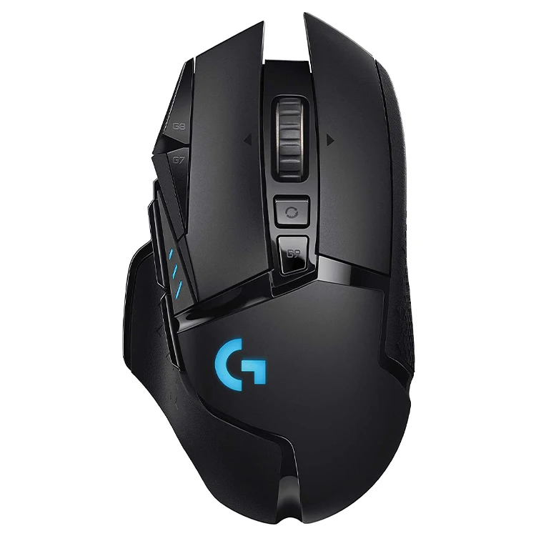 Logitech G502 Lightspeed Wireless Gaming Mouse with Hero 25K Sensor, PowerPlay Compatible, Tunable Weights and Lightsync RGB