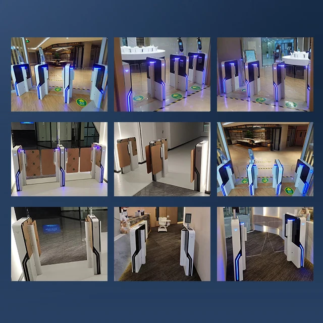 Fast Access Control Smart Hotel Remote Control Supermarket Entrance Automatic Turnstile Qr Code Reader Speed Gate for Gym