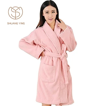 Wholesale Customized Size Woven High Quality Soft Unisex sleep wear Pajamas 100% Cotton Bathrobe