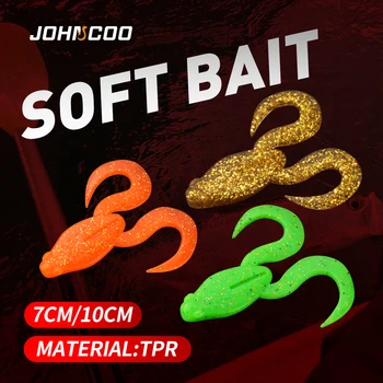 TPR Soft Bait 7cm 4pcs/10cm 3pcs 8.5g/15.3g Floating Freshwater Frog Lure 4pcs/10pcs Ocean Boat Fishing Artificial Soft Bait – Soft Lure – view 3