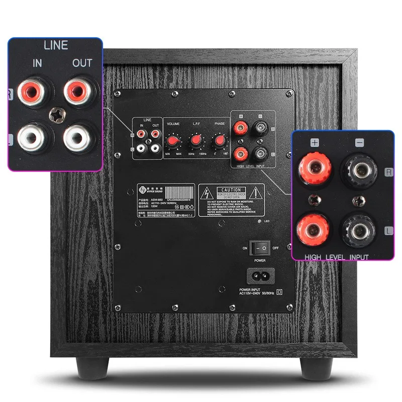 Audio Subwoofers Factory Professional Audio 140mm 12 Inch Home