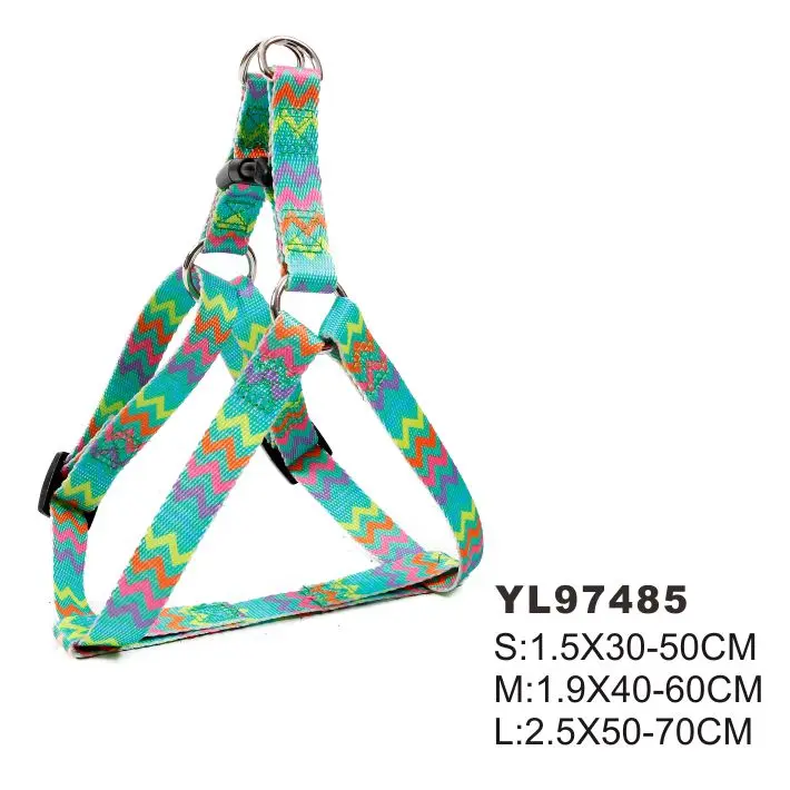 2019 цветок печати цветок трафика Contral ручка красочные ПВХ удобный регулируемый прочный поводок для собаки