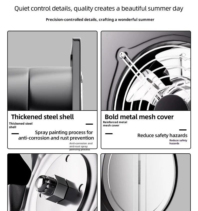 Axial Exhaust Fan, 3-Speed, 220V - detail 28