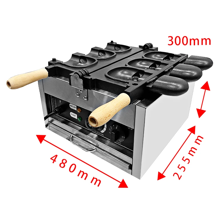 OEM ODM Stainless Steel Commercial Non-Stick Hello Kitty Cat Waffle Maker Machine Custom Shape Waffle Mold Waffle Plate