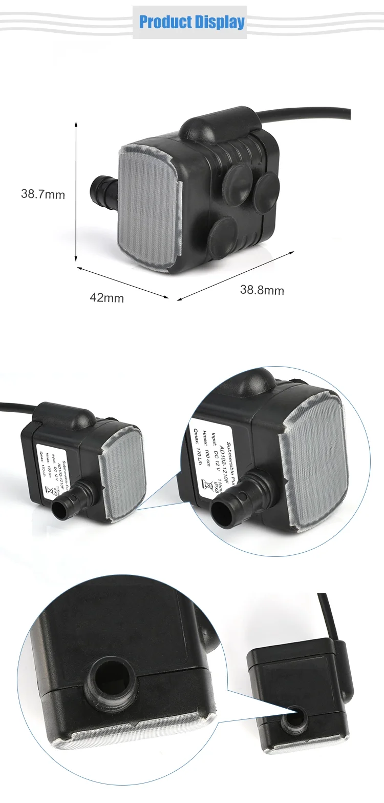 12v Dc Mini Electric Water Pump Motor For Aquarium Fish Tank Buy