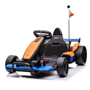 24v Electric Licensed Drift Go Kart  10 Years Old Big Kids Ride on Toy Car