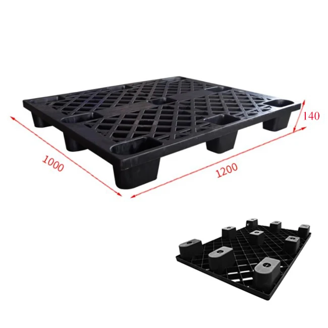 China Manufacturers' light 1200x1000 Nesting Euro Pallets 9 Feet PP/HDPE Material for Logistics & Transportation Racking