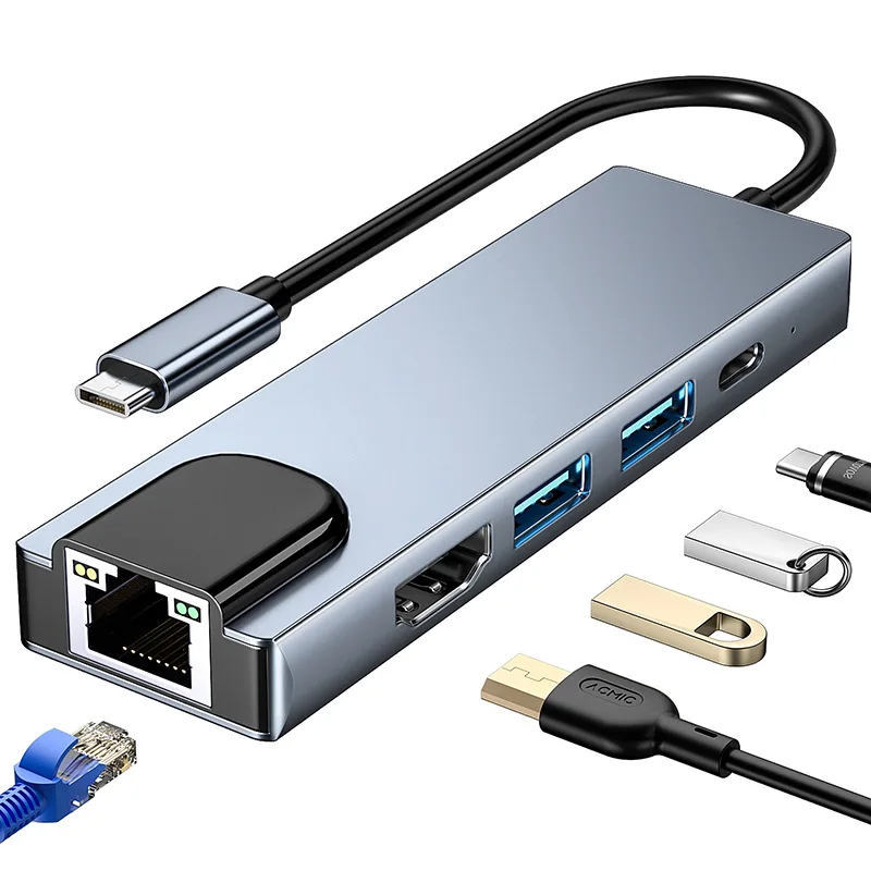 5-in-1 USB HUB, 5 Port Fast Charging USB Hub - Image 6