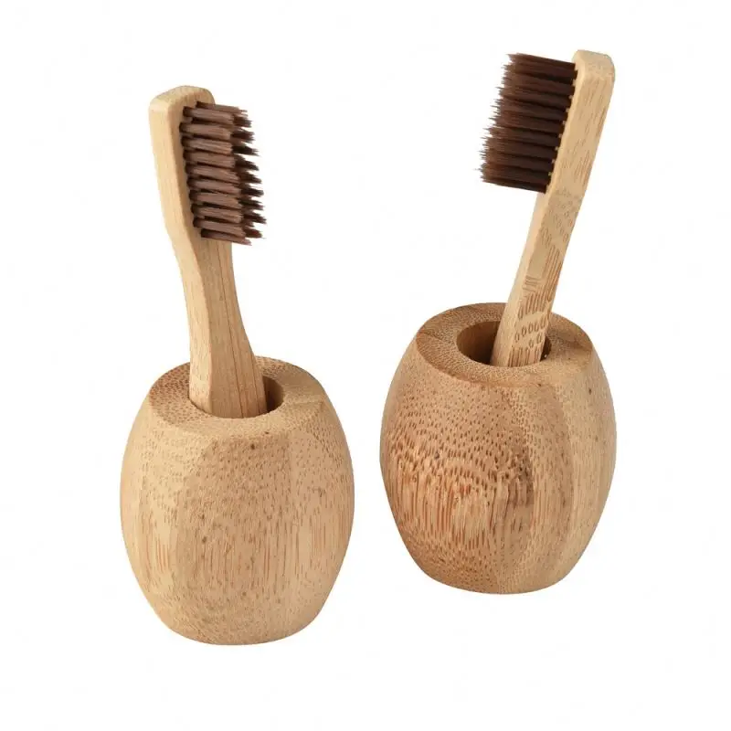 Профессиональное производство, плоская короткая ручка, Бамбуковая зубная щетка Tingsheng для путешествий