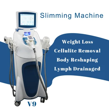Body Slimming Equipment Rollers Abdomen Massager Infrared Light Therapy Weight Loss Cellulite Removal 6 in 1 Machine Salon Use