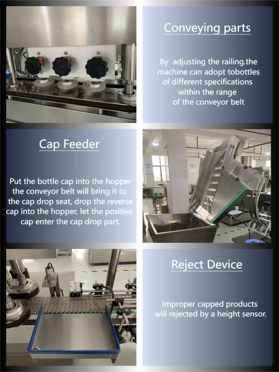 Full Automatic Capping Machine/ Rotary Capper Electric Bottles Jiangsu Provided Capping Machine Cap Machine Gas Cylinder Plastic details