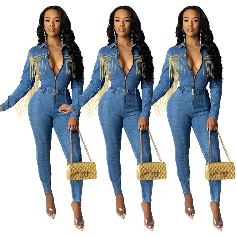 jean romper pants
