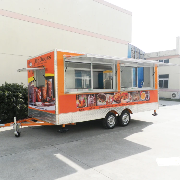 Full Kitchen Used Food Trailers for Sale by Owner With CE Truck Mobile