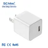 Cargador de pared USB C blanco