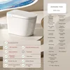 Blanco, configuración alta [sin límite de presión de agua]
